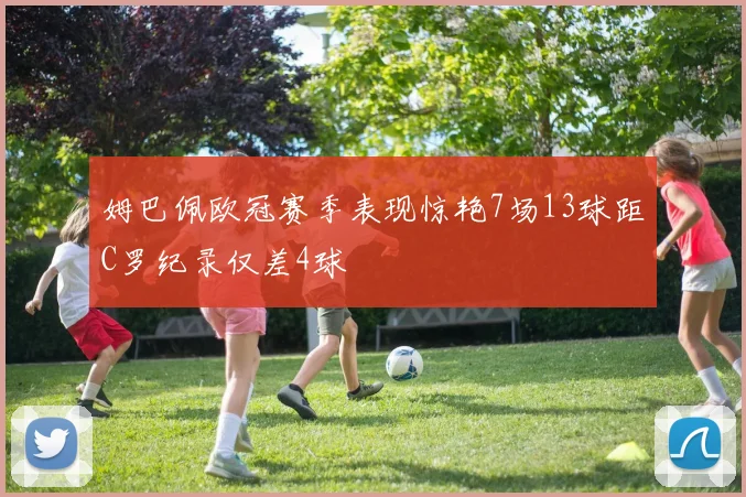 姆巴佩欧冠赛季表现惊艳7场13球距C罗纪录仅差4球